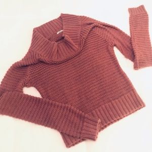 Urban Outfitters Kimchi Blue purple cowl neck sweater size small